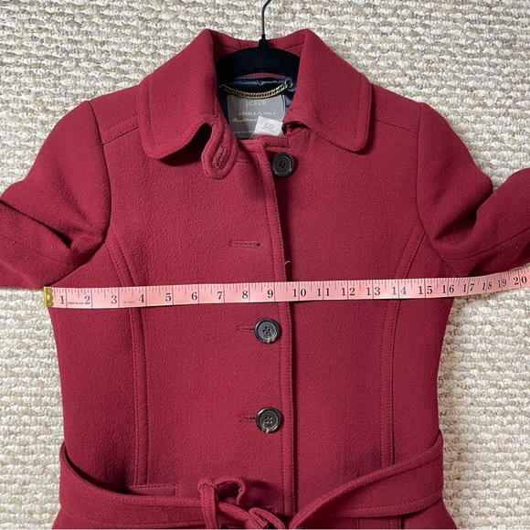 J. Crew Double Cloth Belted Wool Trench Coat - Picture 16 of 16